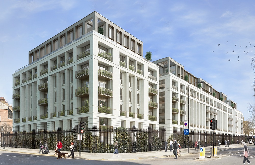 Squire and Partners' Chelsea Barracks first phase approved