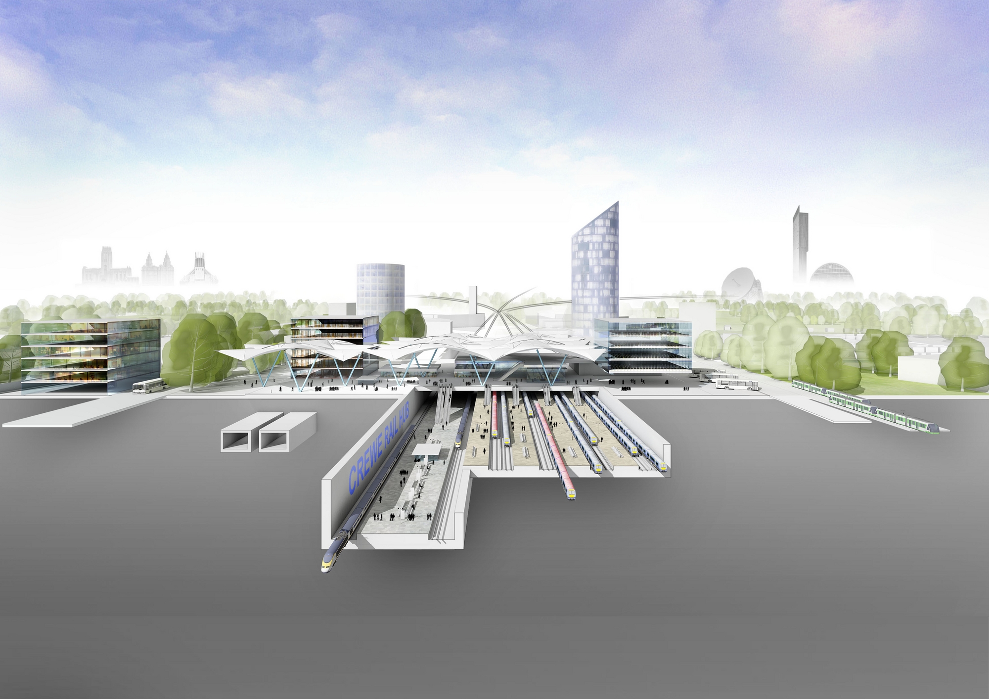 HS2 stations Farrell reveals Crewe mega hub plans