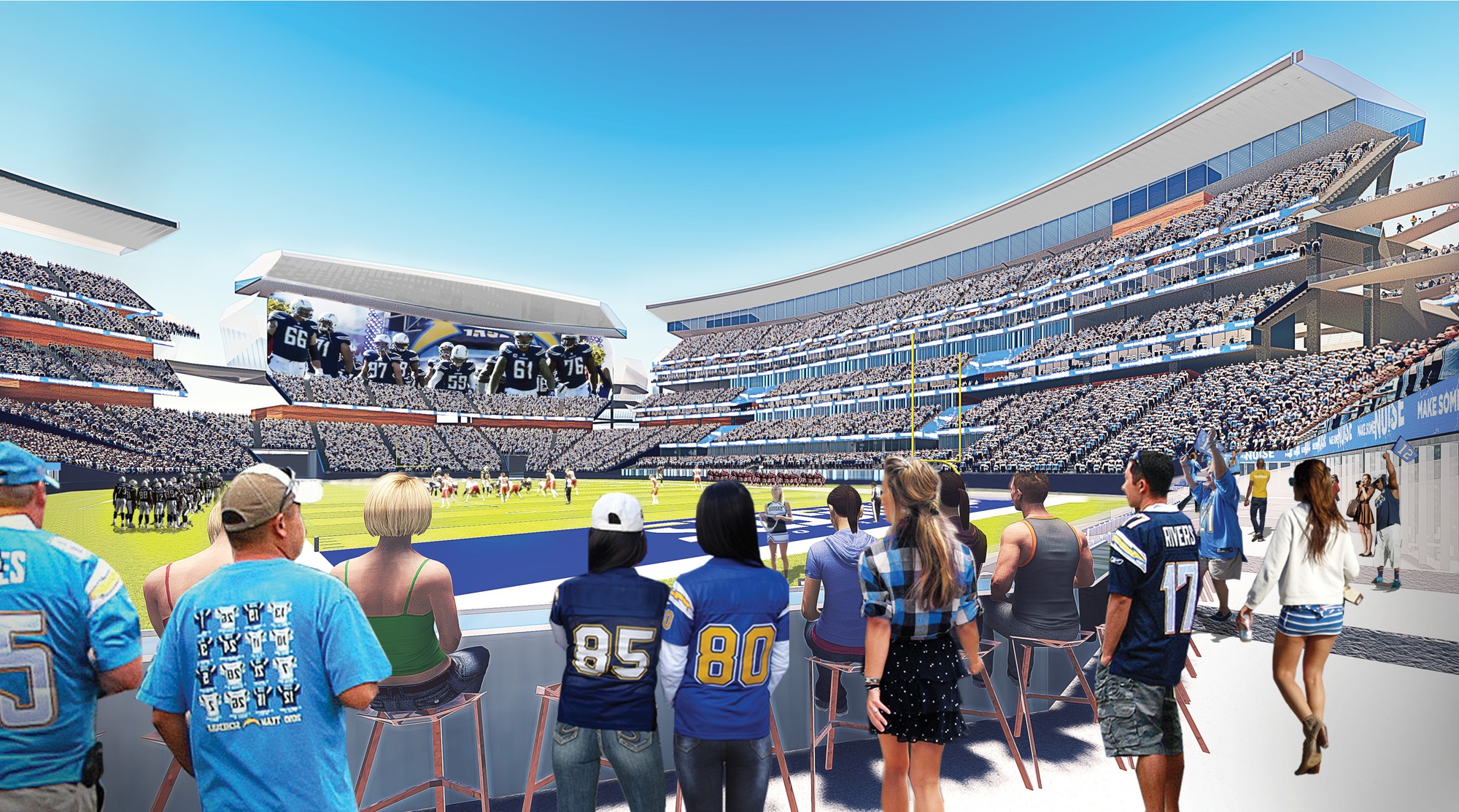 Populous unveils San Diego stadium designs