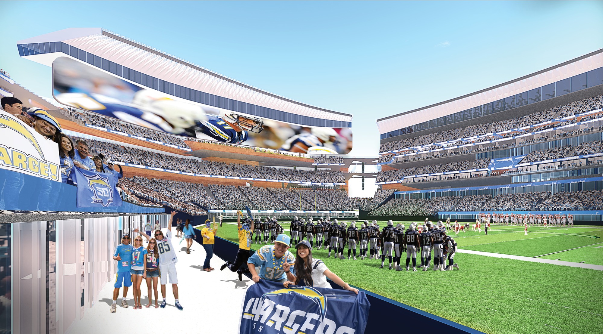 Populous unveils San Diego stadium designs