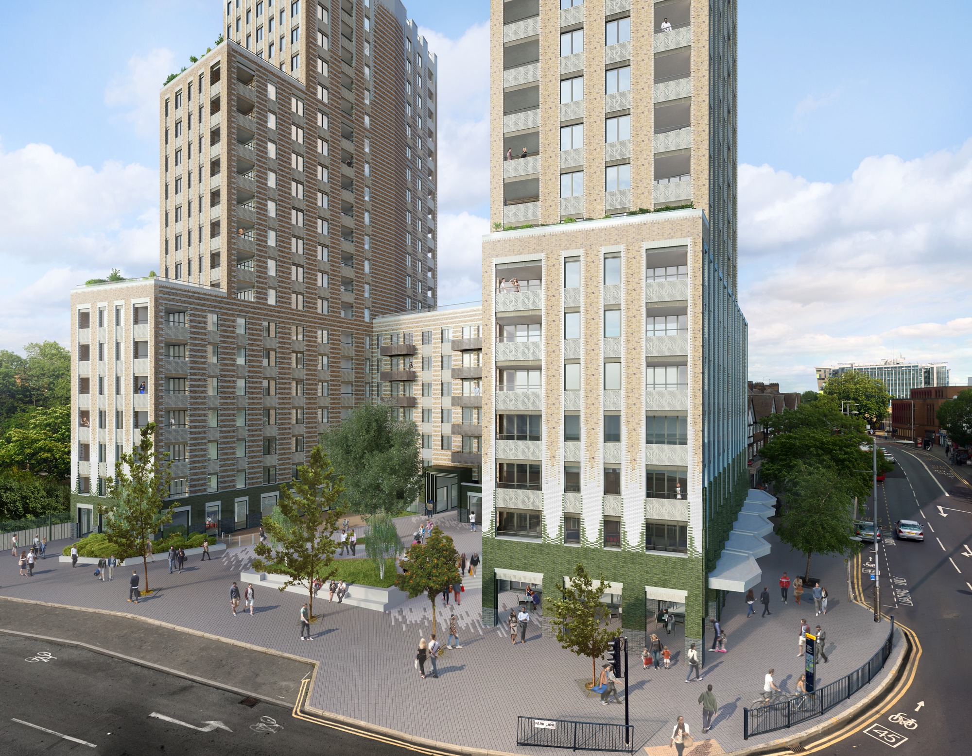 Maccreanor Lavington reveals plans for Wembley towers