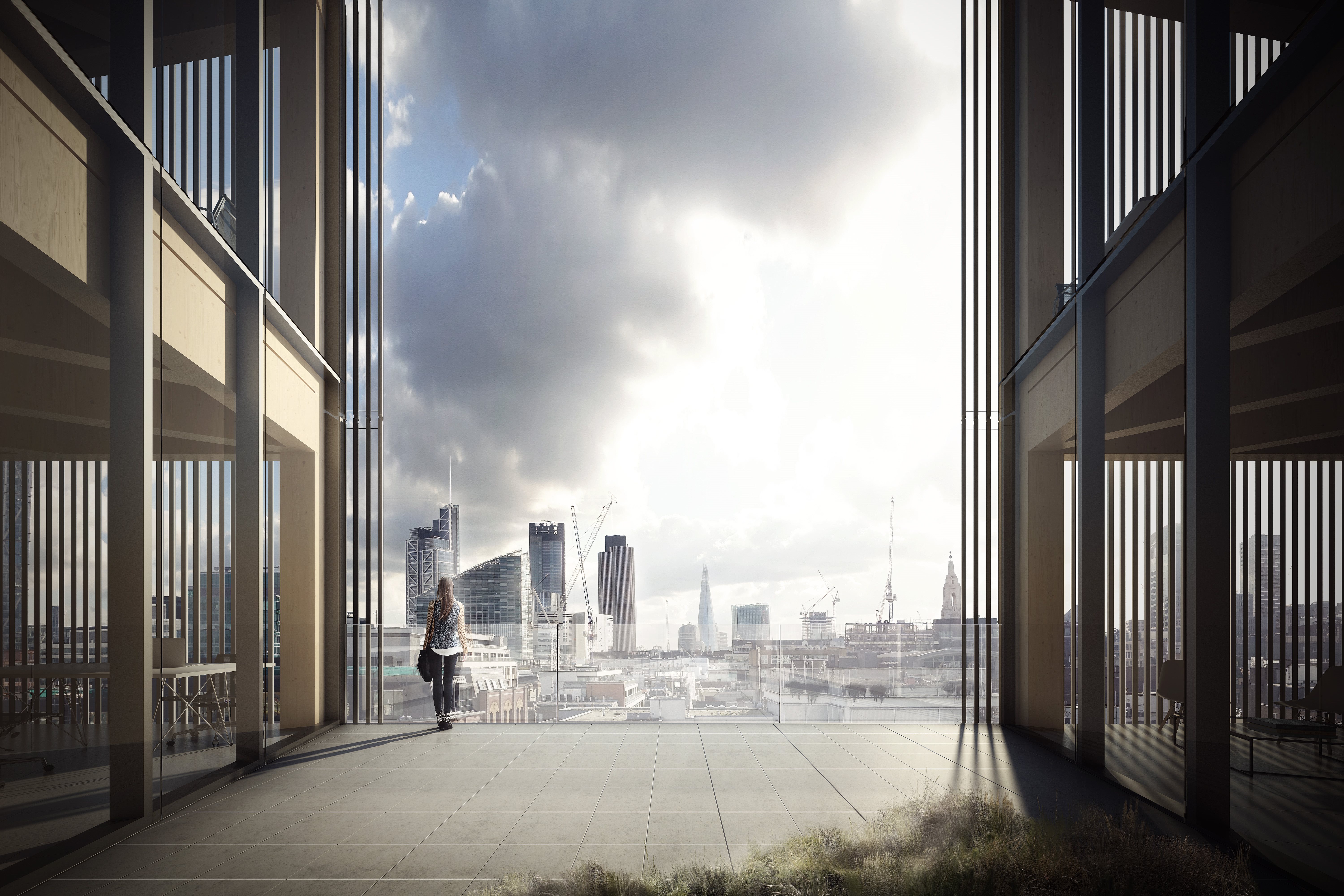 Waugh Thistleton reveals timber East London office