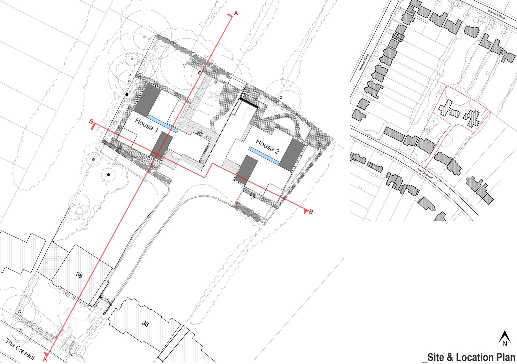 Khoury Architects completes luxury backland houses