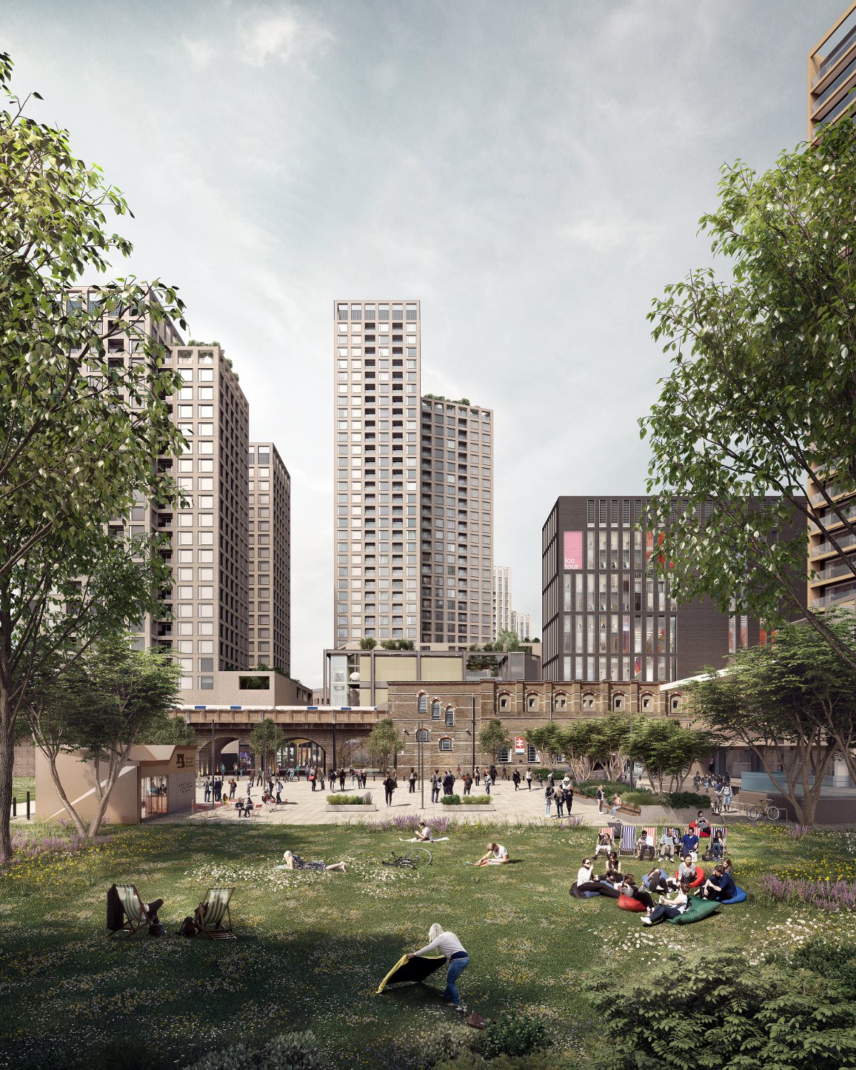 Revealed new images of Allies and Morrison's Elephant and Castle plans
