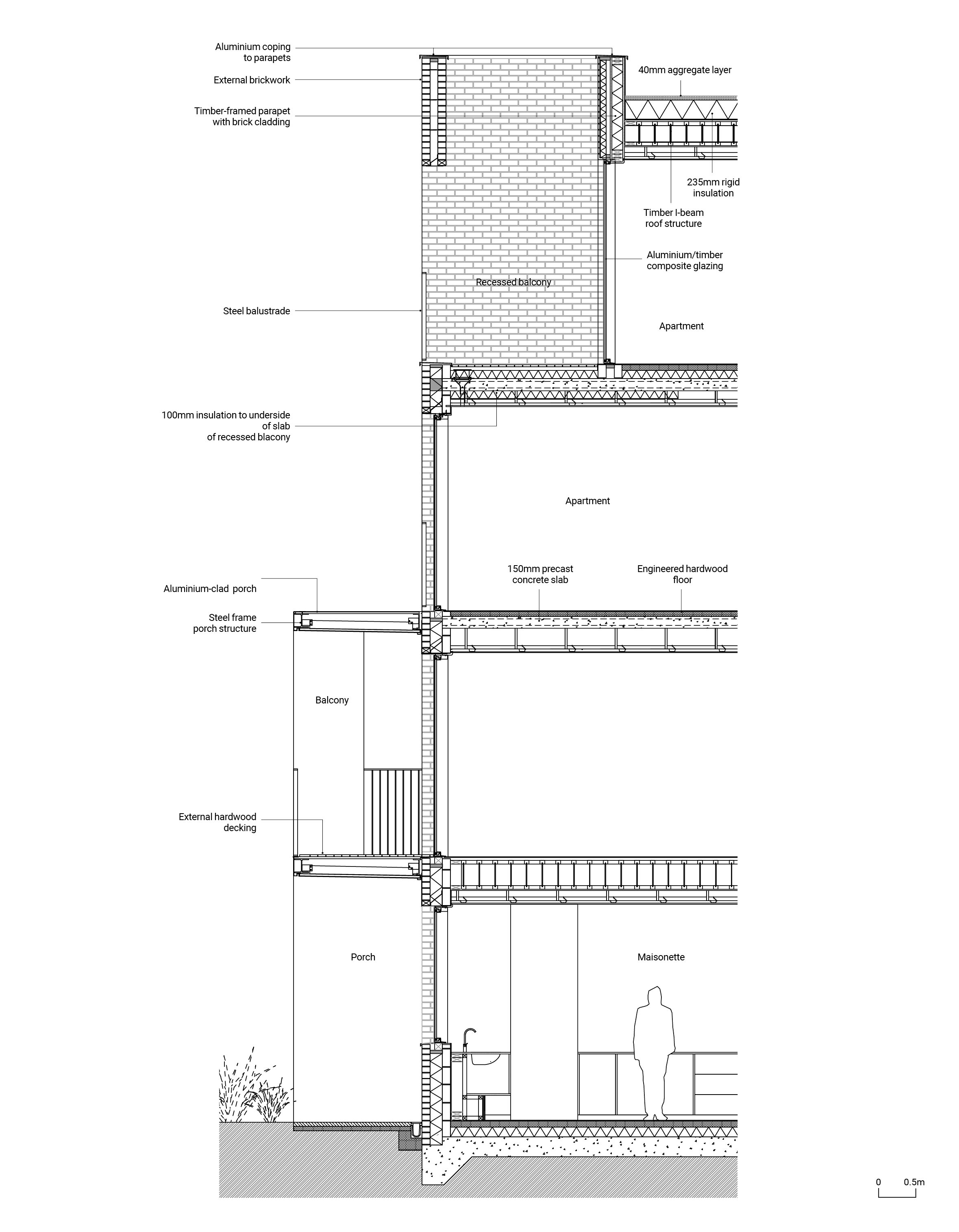 Alison Brooks' tenureblind housing in South Kilburn