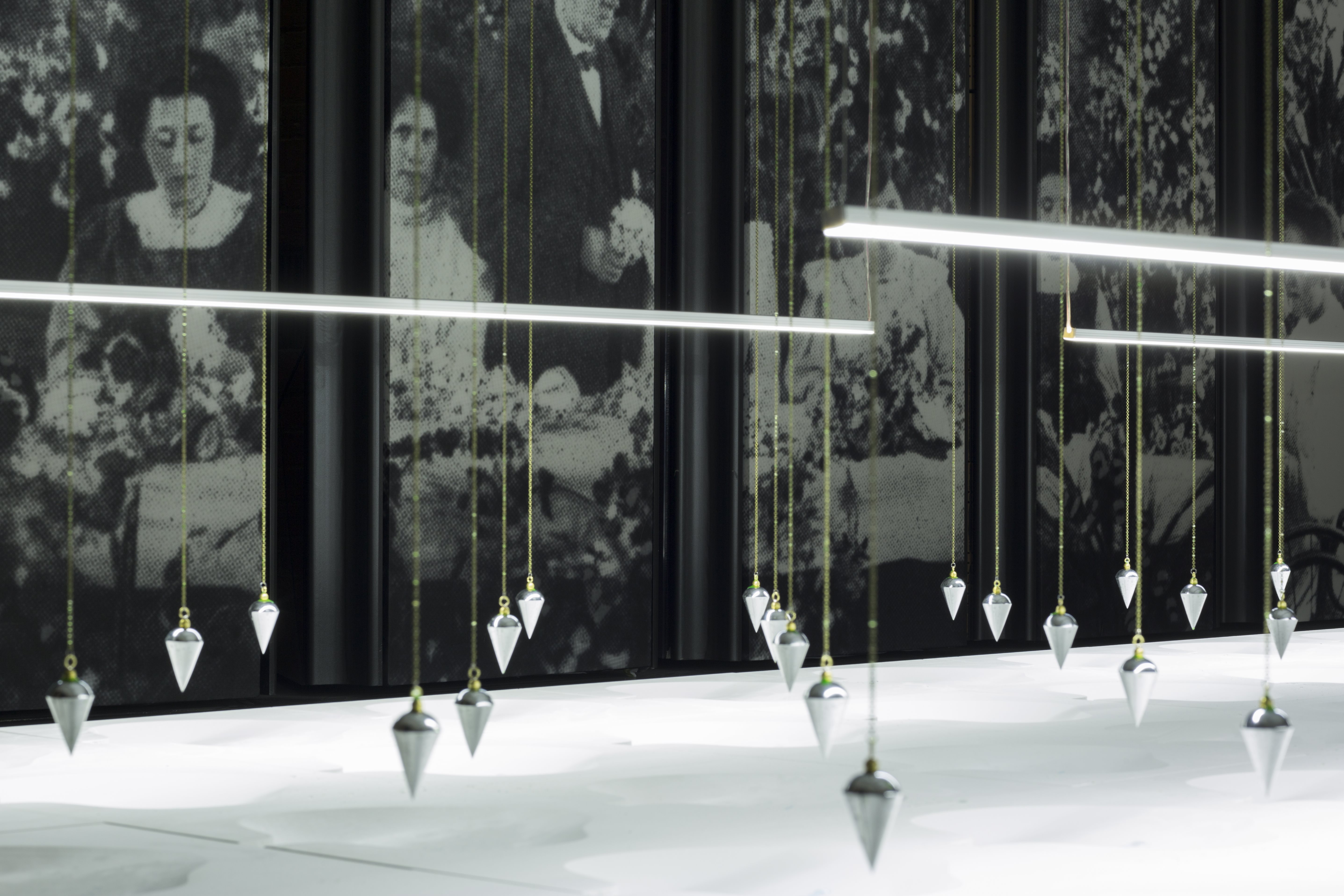 Bureau De Change Unveils Pendulum Like Installation