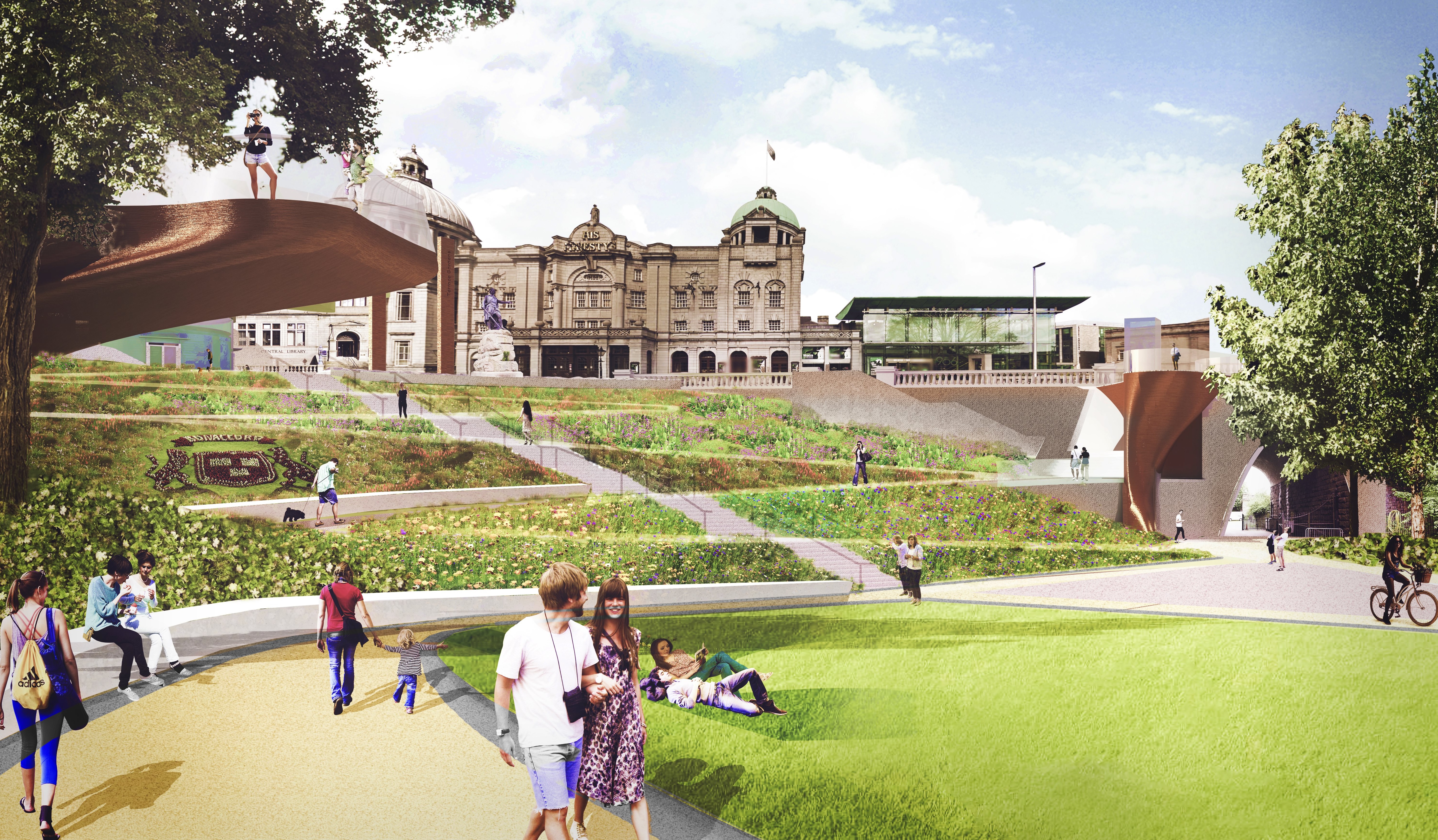 Lda Reveals Latest Designs For Aberdeen S Union Terrace Gardens