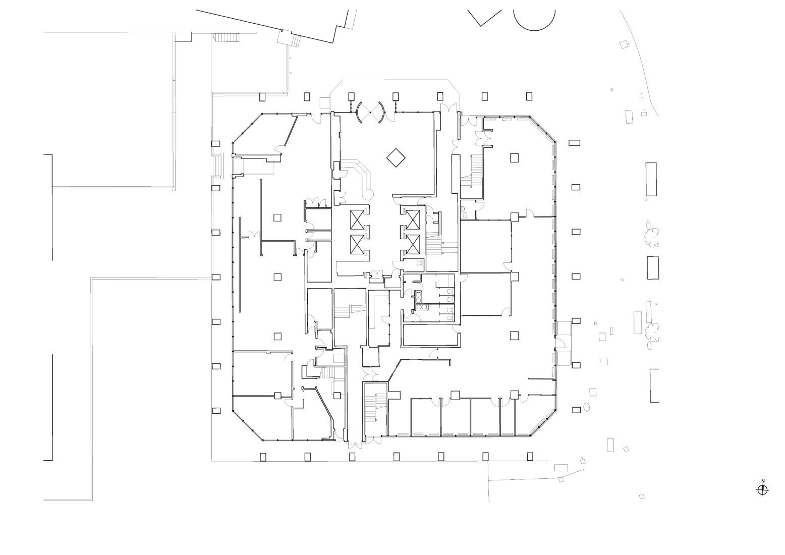 dna architects brings a terracotta refresh to an ageing office block