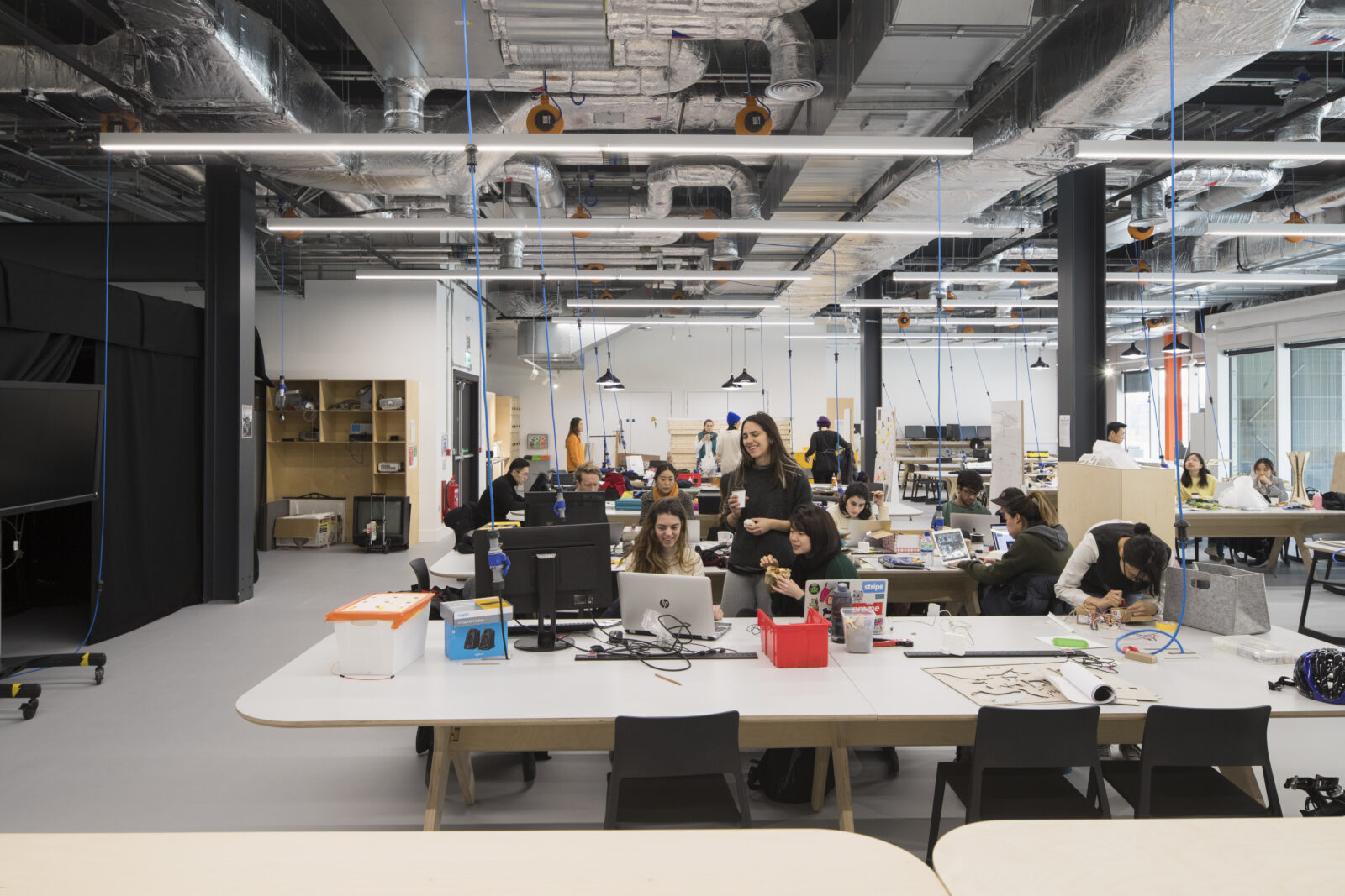 Hawkins\Brown’s Bartlett robotics lab at Here East unveiled