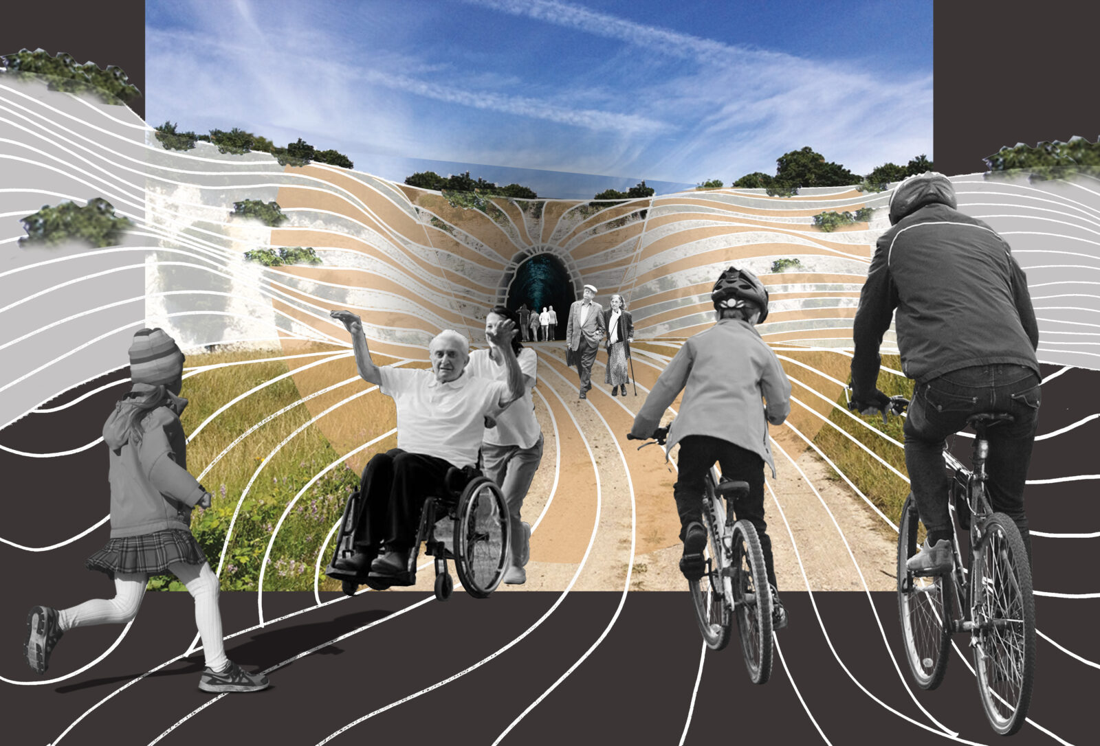 Shortlisted: Swanscombe Gorge Park by Chris Blandford Associates in association with Buro Happold and Proctor & Matthews