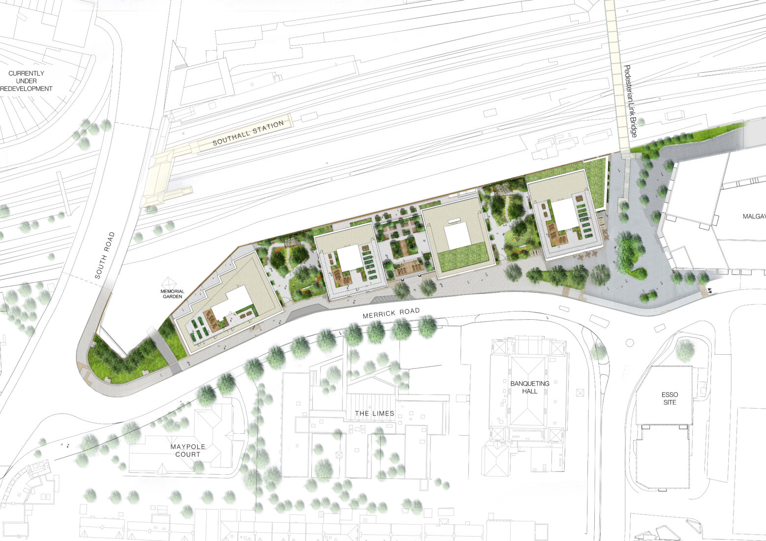 Green light for Cartwright Pickard’s fourtower Southall scheme