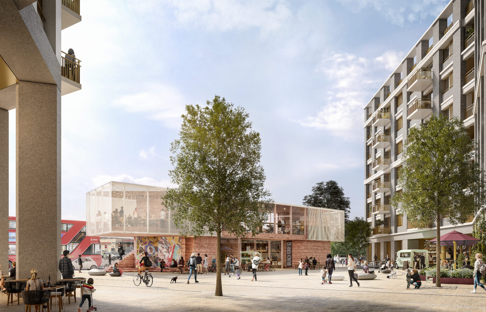 Ruff Architects reveals images of Tottenham Hale pavilion