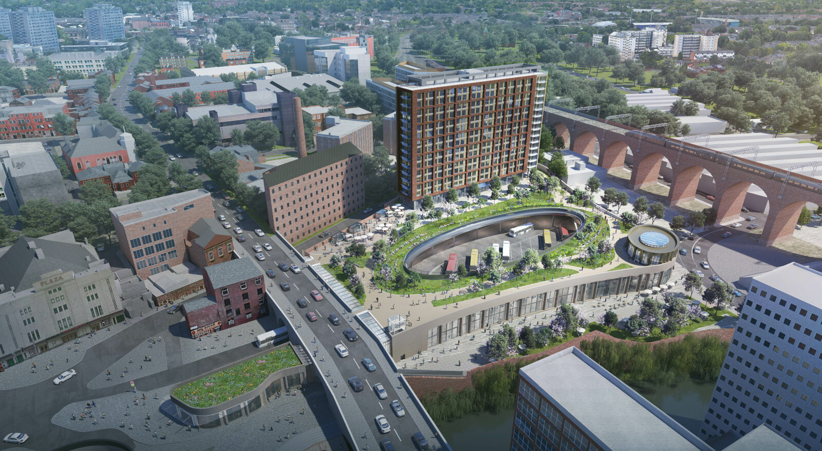 Green light for BDP’s Stockport bus station and tower