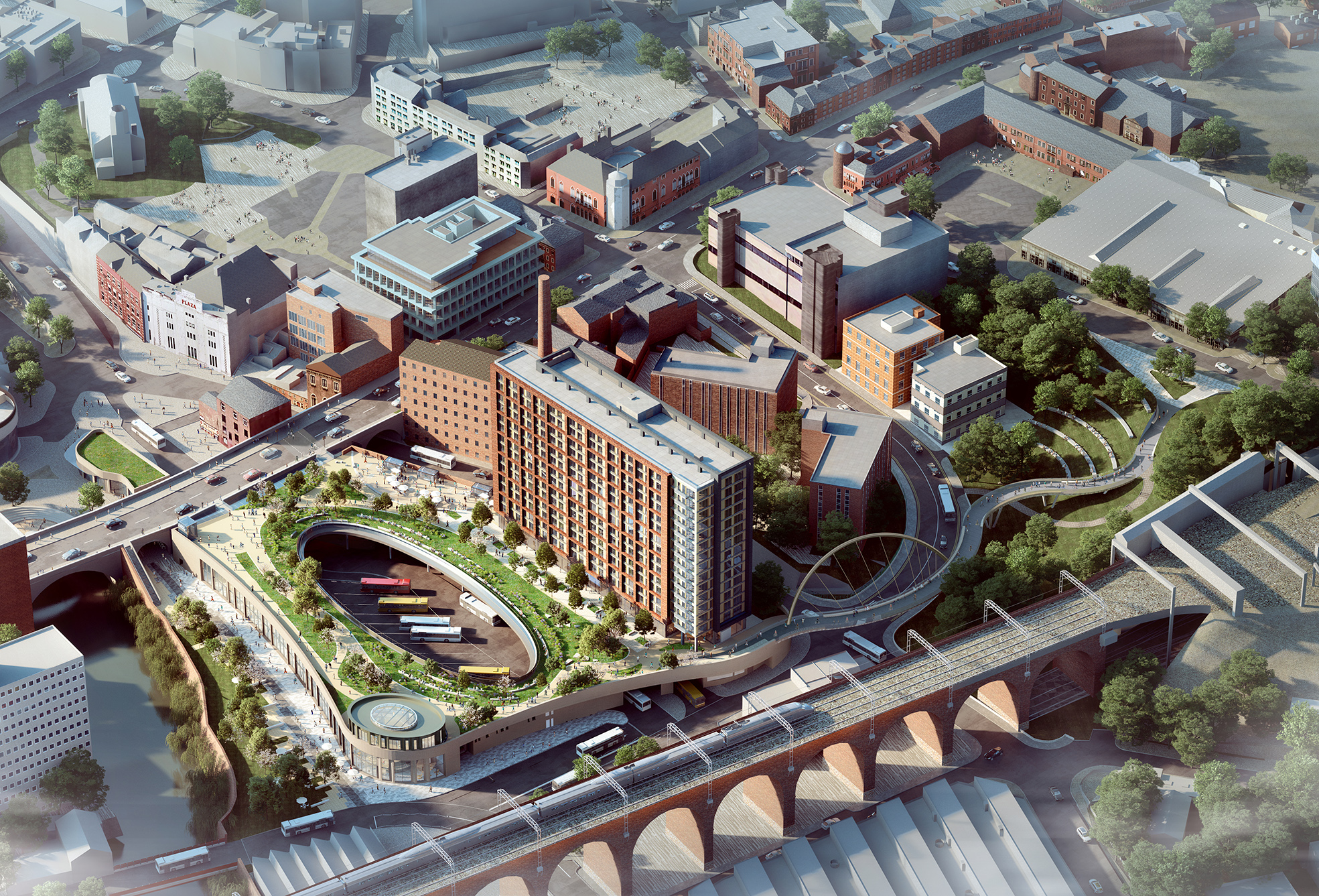 Green light for BDP’s Stockport bus station and tower