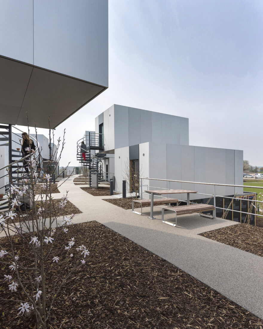 WilkinsonEyre completes village of modular student housing pods for