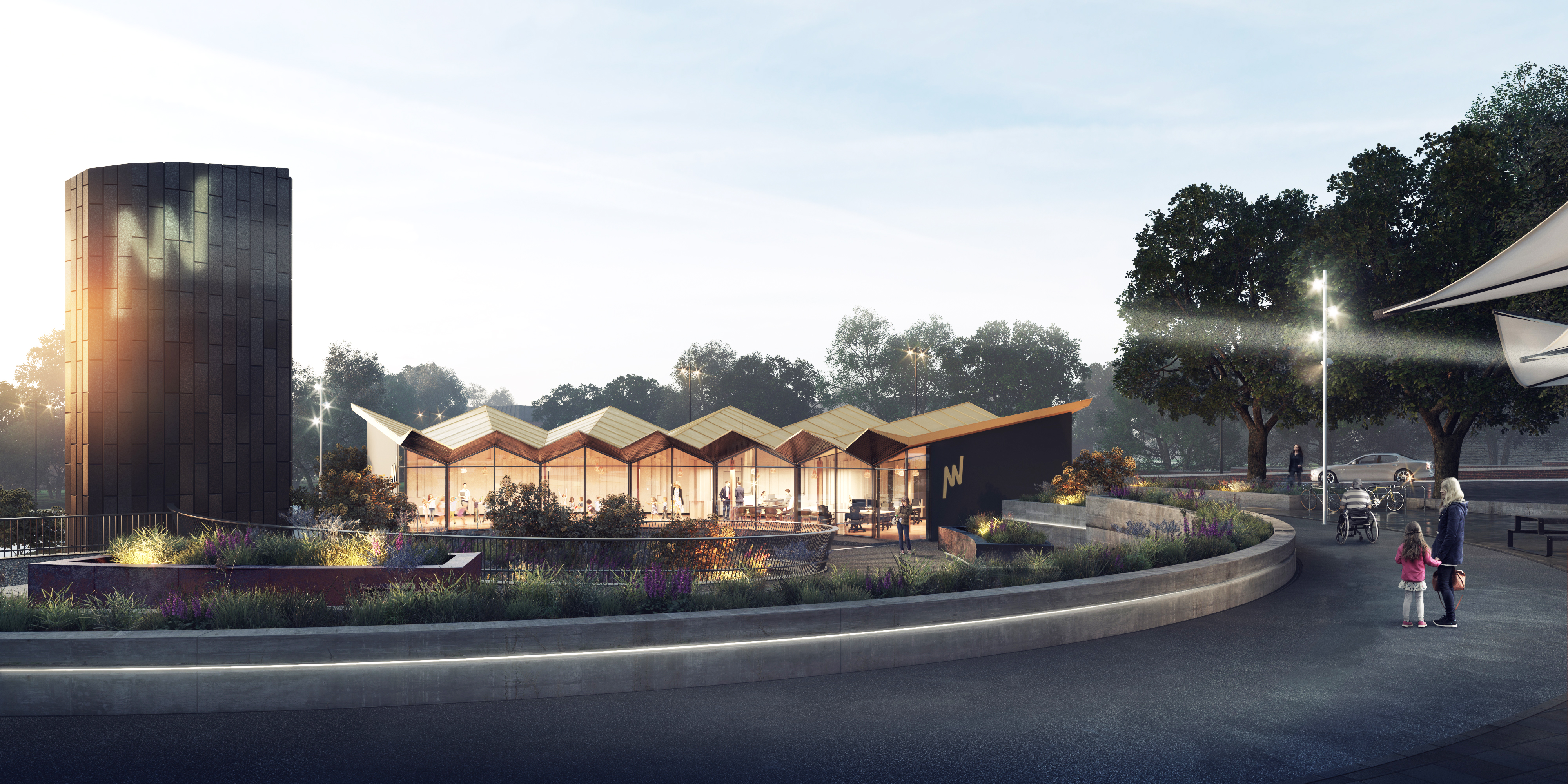 Wg P Gets Go Ahead For Gold Roofed Ipswich Pavilion