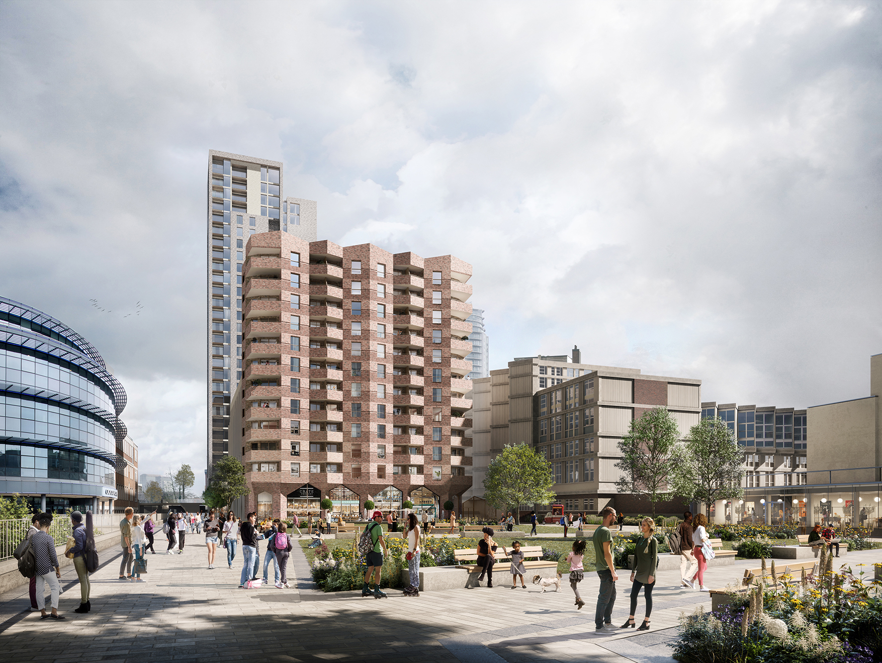 Croydon’s Brick By Brick submits plans for 420 homes around Fairfield Halls
