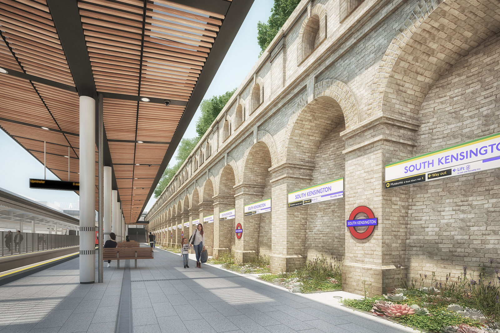 Rogers Stirk Harbour unveils new images of South Kensington station scheme