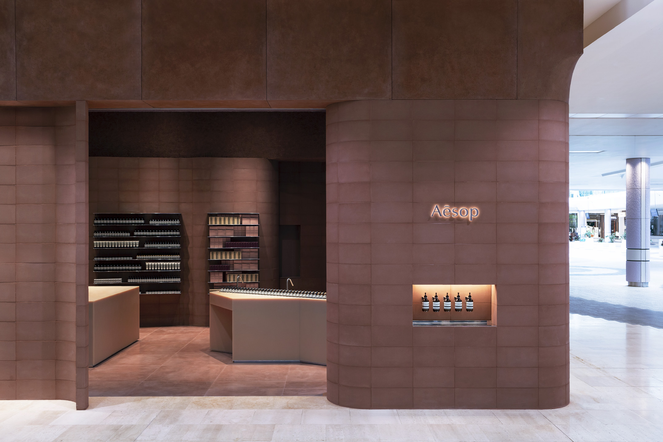 Al-Jawad Pike designs Aesop store in west London as ‘walled garden’