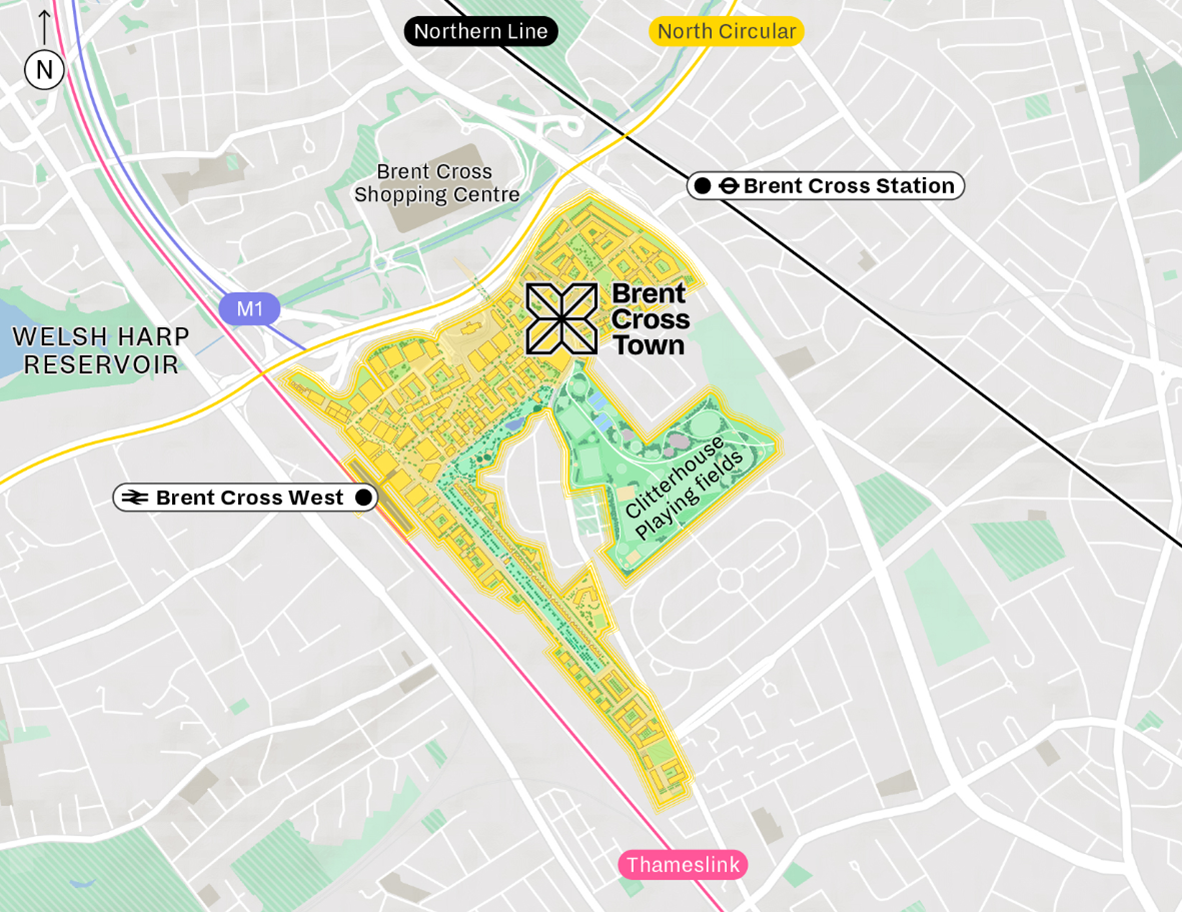 Brent Cross Map