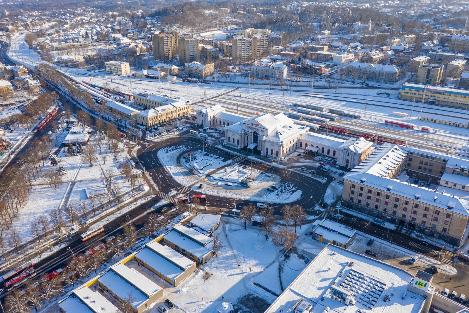 Vilnius railway station, Lithuania