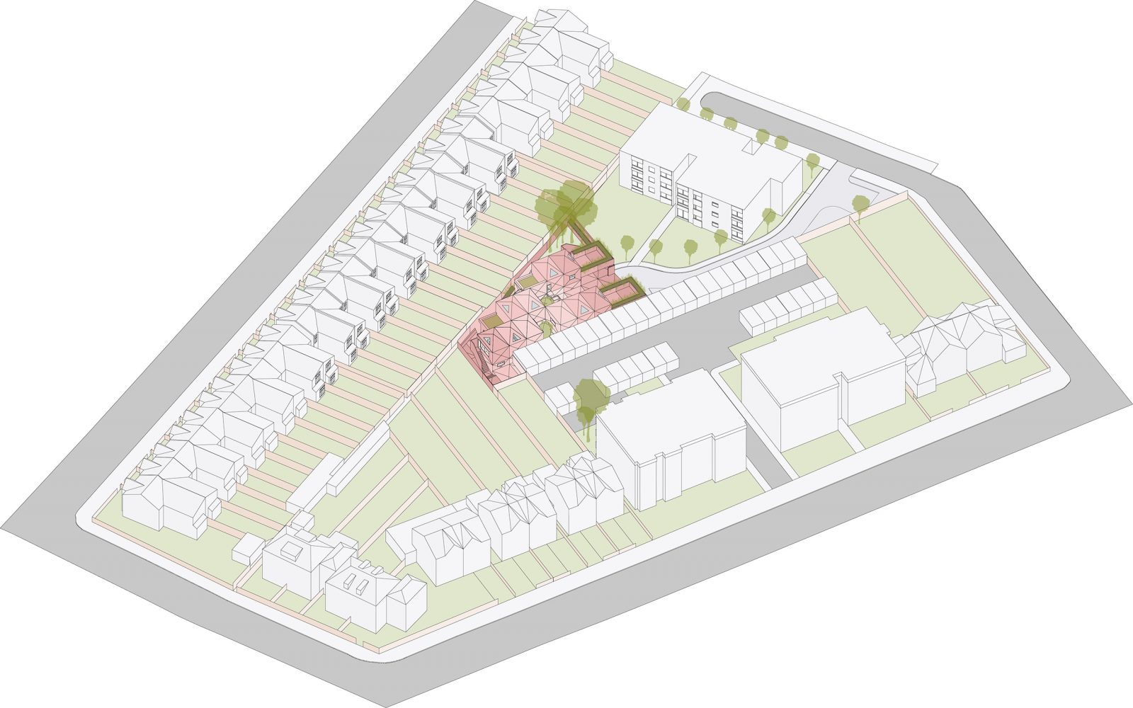 vPPR wins approval for Enfield infill housing with pyramid roofs
