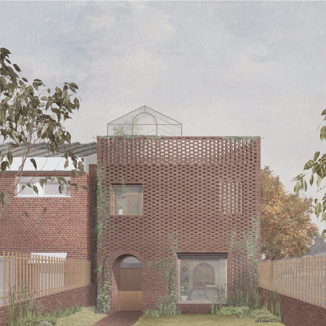 Work starts on Surman Weston’s perforated Peckham house