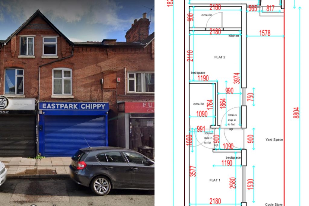 Conversion of Leicester chip shop into 8sqm 'flats' loses planning appeal - Vimarsana News