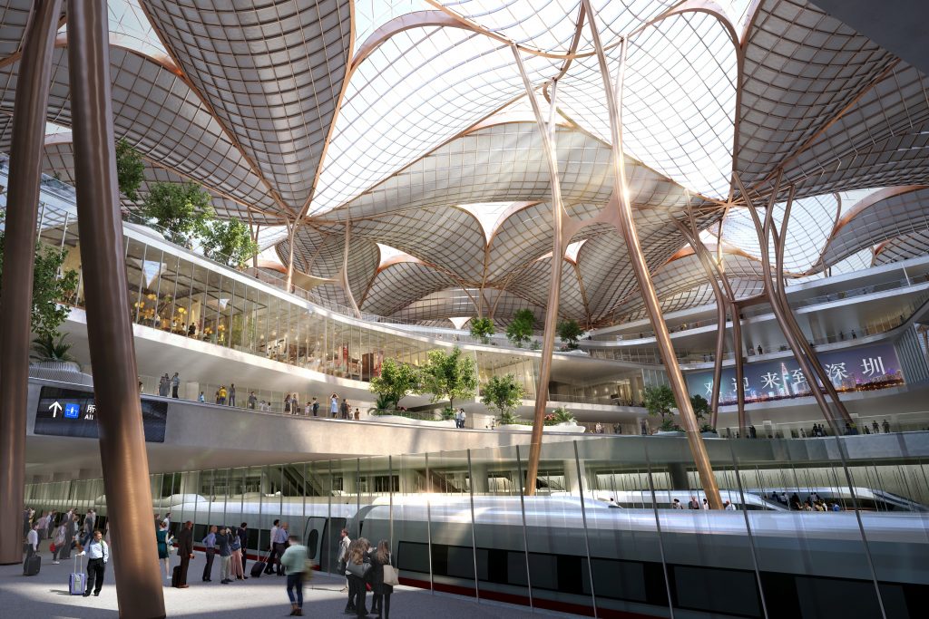 Grimshaw beats ZHA, Fosters and BIG to win Shenzhen airport transport hub