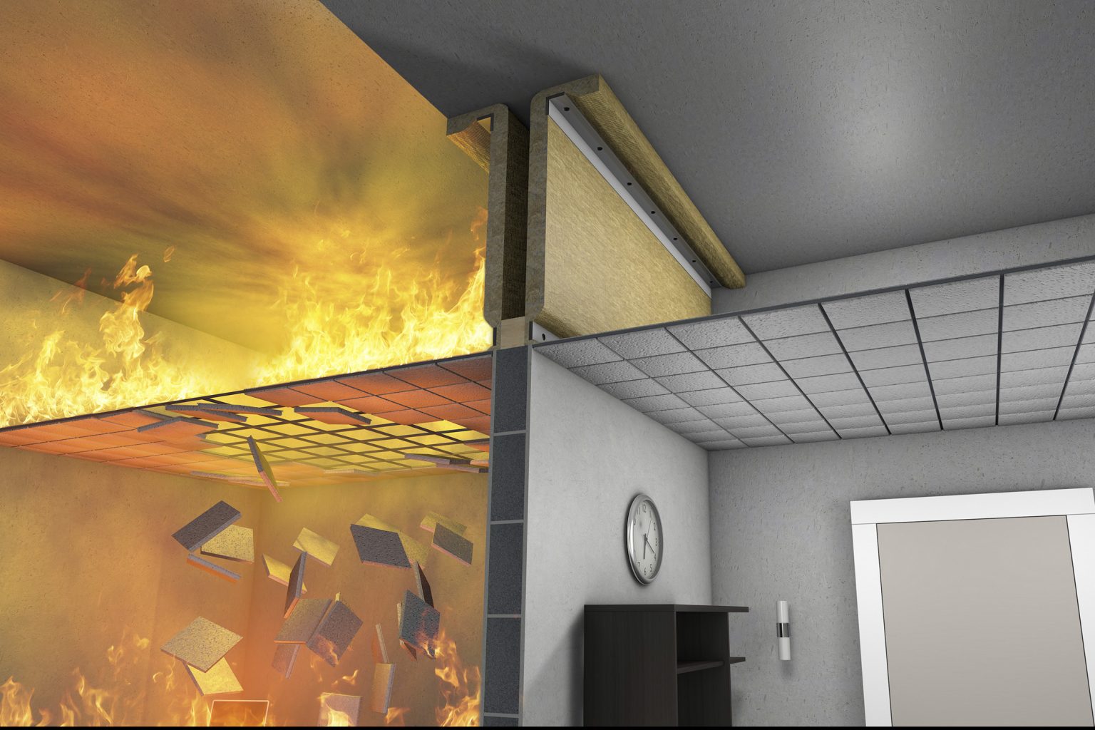 The Regs How to make buildings firesafe with cavity barriers