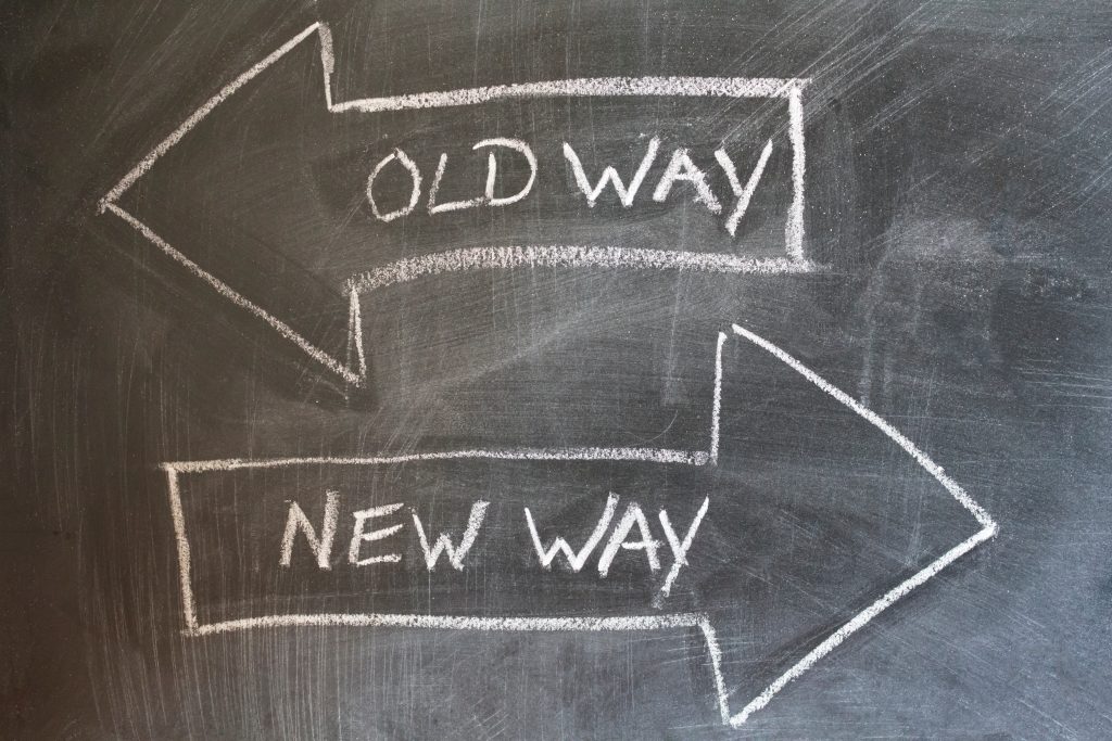 Change your image. Old way. change картинка для презентации. литературное агентство writers way. new way.