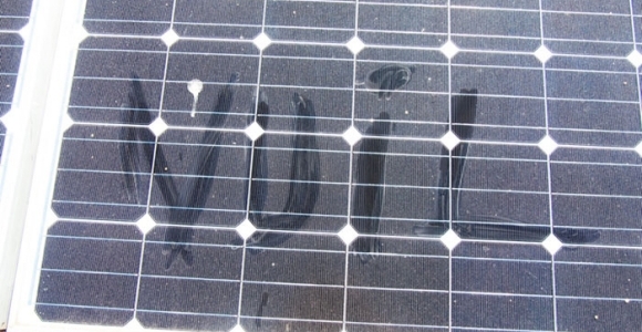 Actie om zonnepanelen schoon te maken!