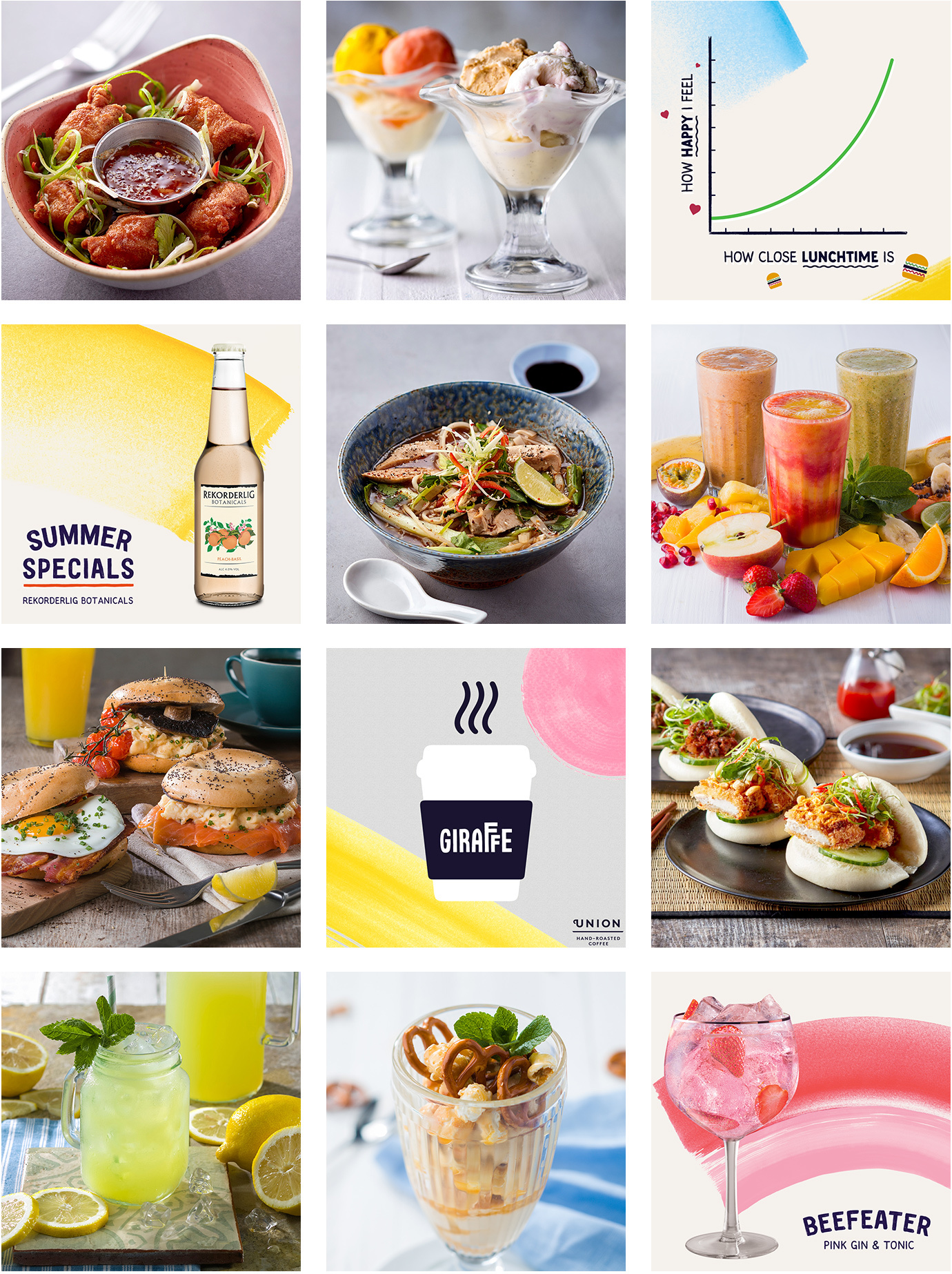 Giraffe Instagram Grid