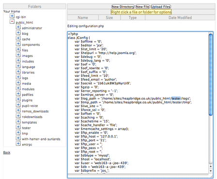 Move directory