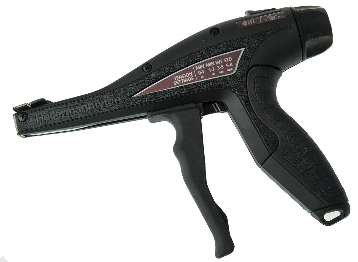 HellermannTyton Cable Tie Gun, 4.8mm Capacity 11070130 EVO7SPMET/PL