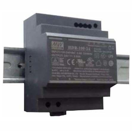 Din-Rail power supply MeanWell HDR-series ; panel mount switching power supplies