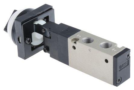 SMC VFM350-02-34B Black 5////2 Way Rotary Actuator Valve