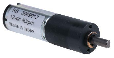 147 mNm DC Geared Motor Canon 24 V dc Output Speed 40 rpm