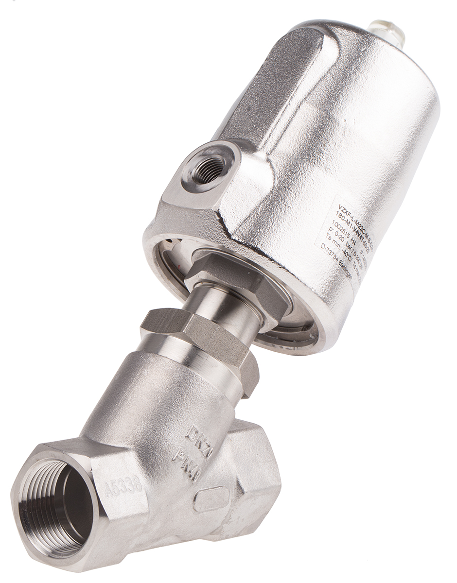 Festo Angle Seat Pneumatic Valve, 3/4 In BSP VZXFLM22CMBG34180M1V4V4T5020