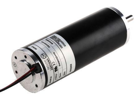 24 V dc 9.2 W 24.5 mNm Nidec Brushed DC Motor 5mm Shaft Diameter 3600 rpm
