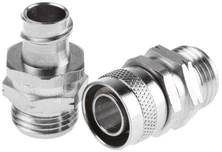BRASS SILVER NICKEL PLATED 10MM 10 X ADAPTAFLEX SWIVEL CABLE CONDUIT FITTING BRASS SILVER NICKEL PLATED 10MM 10 X ADAPTAFLEX SWIVEL CABLE CONDUIT FITTING