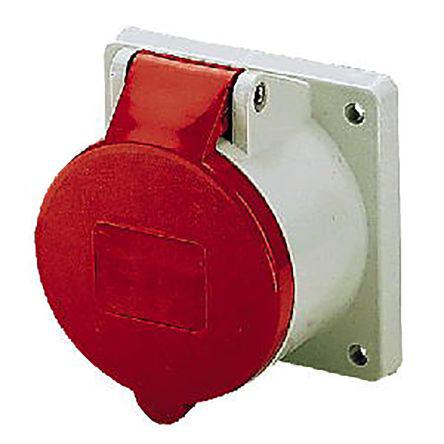 IP44 400V 32A 3P+E Panel mounted receptacle socket MENNEKES TYP 1399 NO.1399