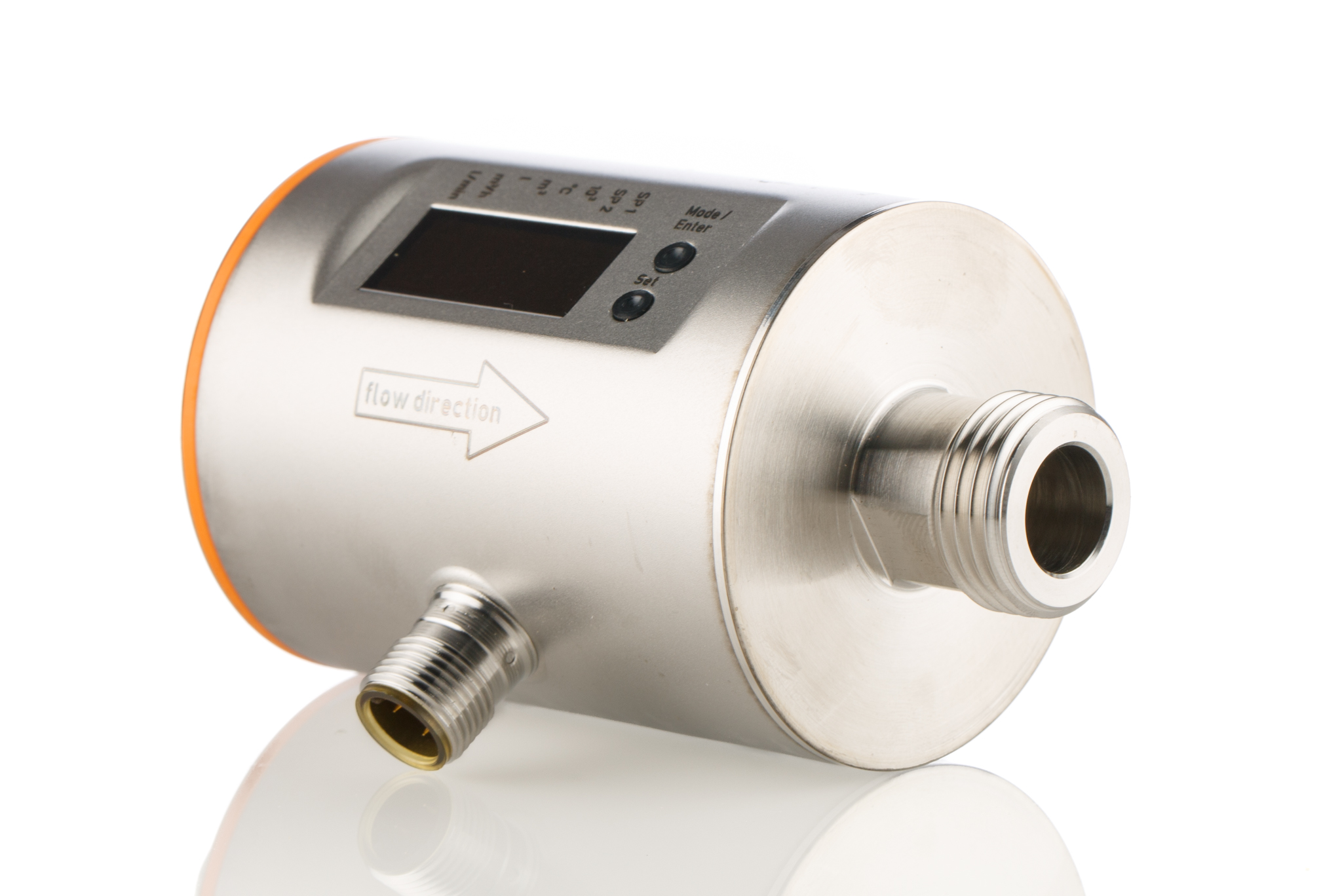 ifm electronic, 0.1 → 25 L/min Flow Controller, M12 Connector, PNP, 19 → 30 V dc, 4 Digit LED