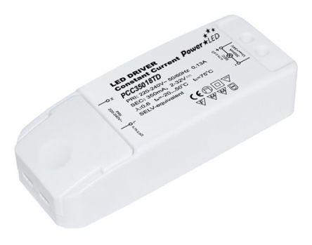 Power LED PCC35018TD Constant Current Triac LED Driver 18W 15-52V 350mA