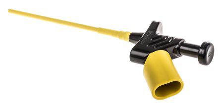 4MM 972309100 BLACK PROBE HOOK HIRSCHMANN TEST AND MEASUREMENT