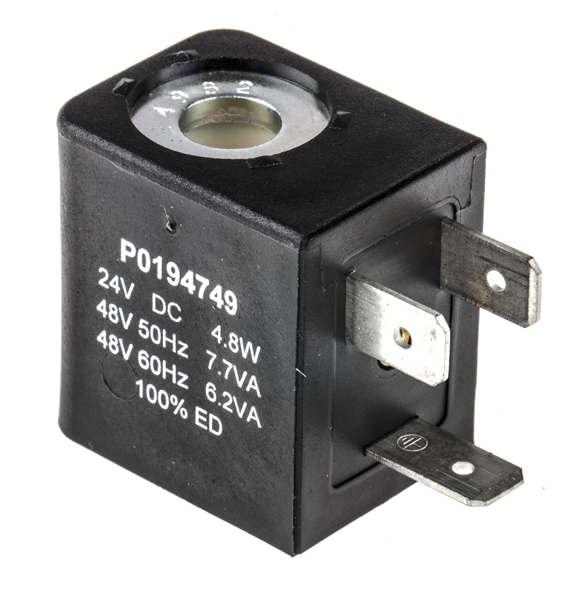 Parker Solenoid Coil, P2FCB449, 24V Dc P2FCB449 ET13858209