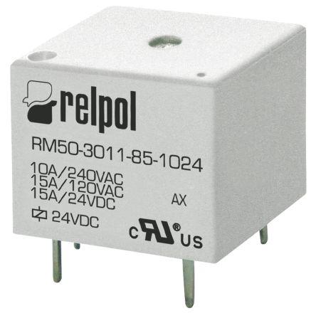 RELPOL RM84-2012-35-1024 DPDT in miniatura PCB Relè 24 V 8 A