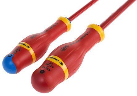 Facom ATDVE.J6PB Protwist® 1000V Insulated Slotted /& Pozi Screwdriver Set