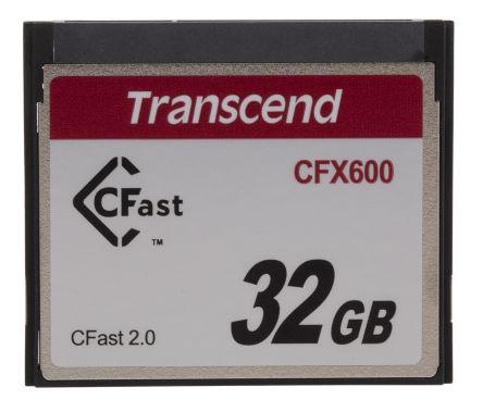 Transcend TS128GCFX600 128GB CFX600 CFast 2.0 memory card SATA MLC CompactFlash