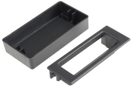 Rs Pro Black Plastic Concealed Fixings Drawer Handle 124mm